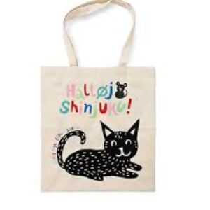 Flying tiger Copenhagen HALLOJ SHINJUKU! Cat tote